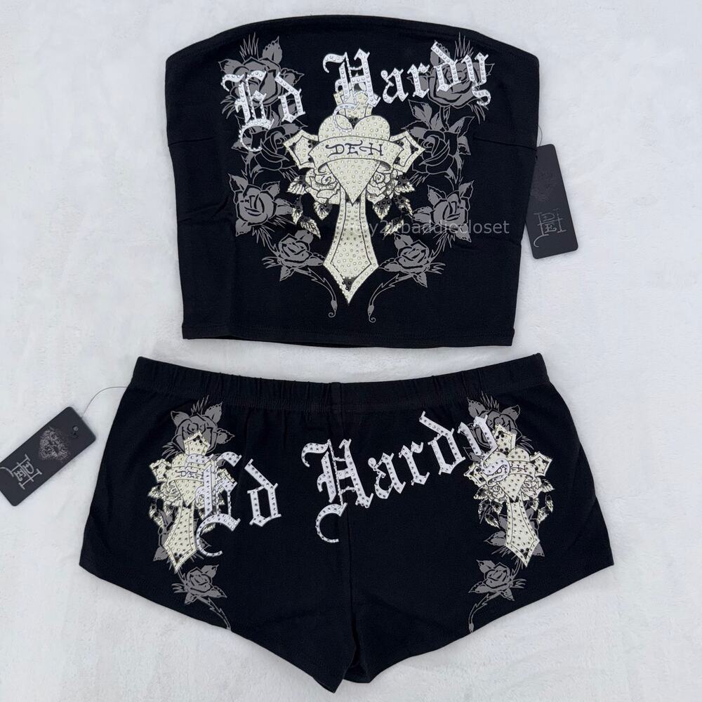 Ed hardy Set (Size S) - Picture 1 of 8